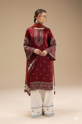 3 PIECE EMBRODID DRESS FOR WOMEN
