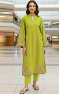 2 PIECE EMBRODID DRESS FOR WOMEN