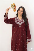 BEAUTIFUL EMBRODID 2 PIECE DRESS FOR WOMEN