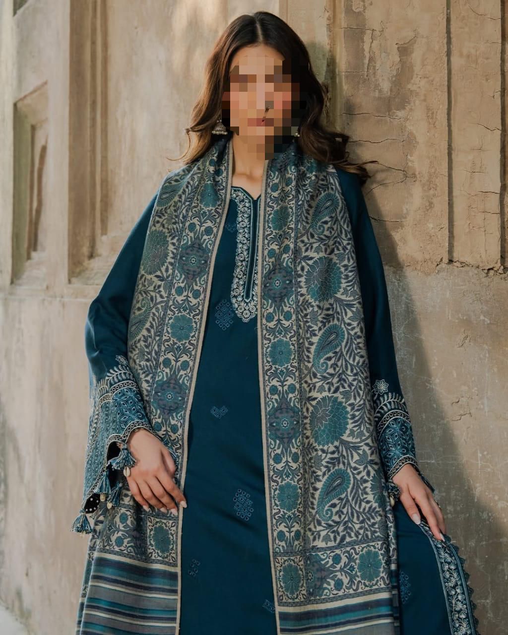 3 PIECE EMBRODID BEAUTIFUL DRESS FOR WOMEN