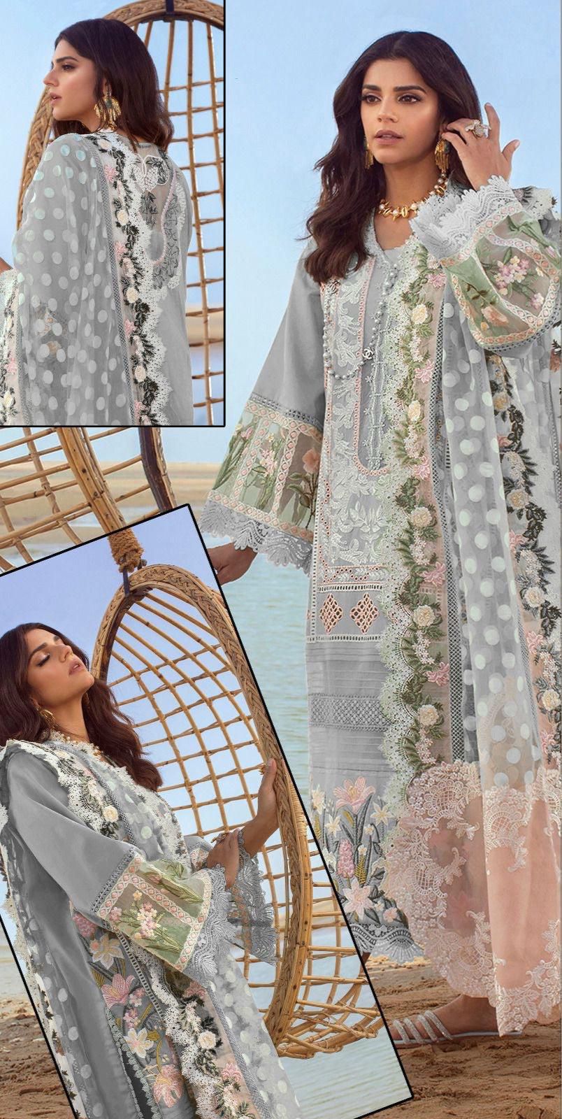 3 PIECE LUXURY LAWN DRESS FOR WOMEN
