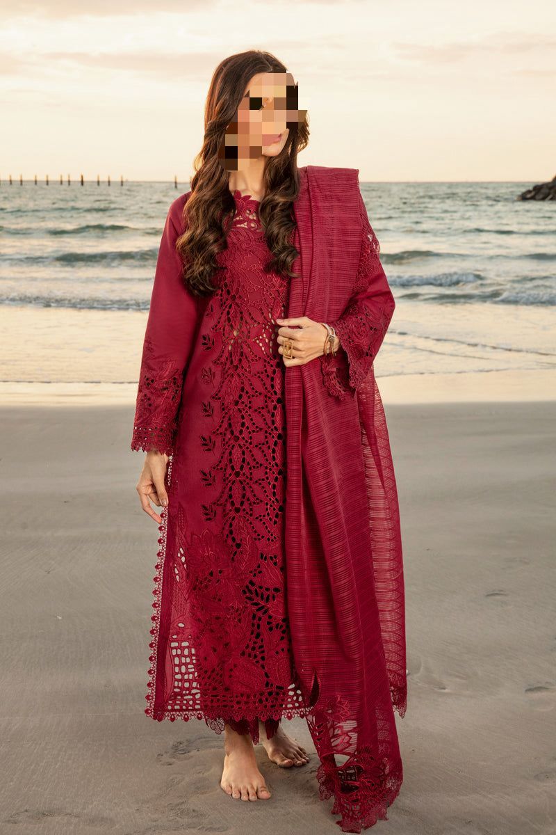3 PIECE LUXURY LAWN DRESS FOR WOMEN